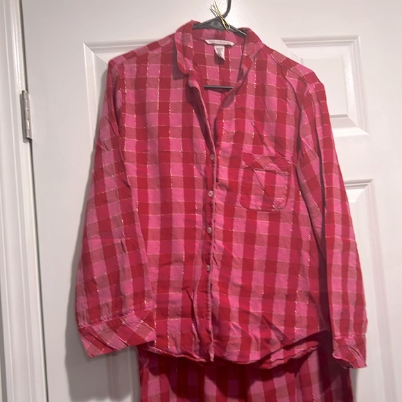 Red Gingham Pajama Set - Picture 3 of 4